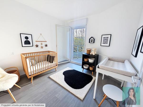 Agréable appartement T3 66m2 au 1er et dernier étage