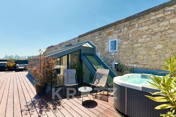 Dernier étage – Terrasse plein ciel