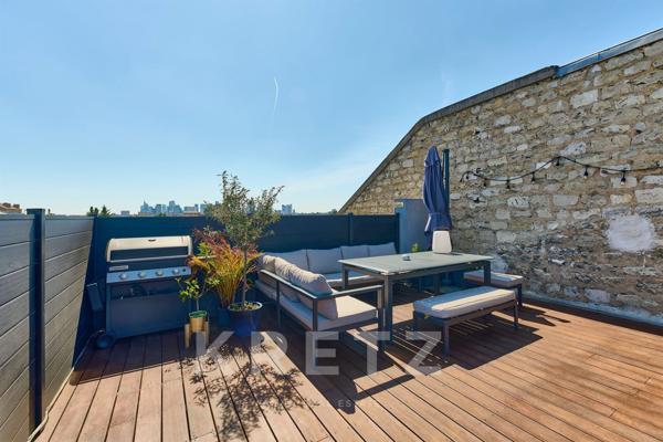 Dernier étage – Terrasse plein ciel
