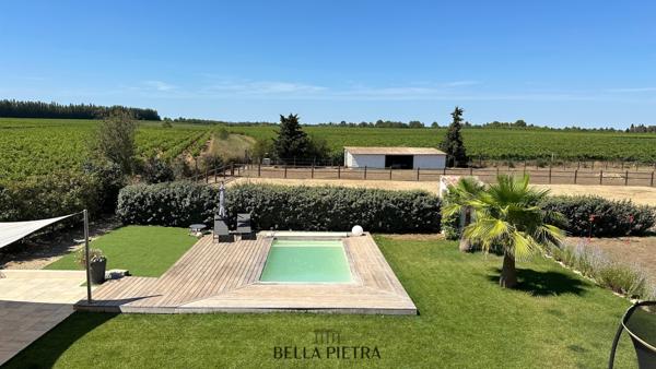 Aimargues (30470) Maison 170m2 + 130m2 - Proche Aimargues - Fort potentiel locatif