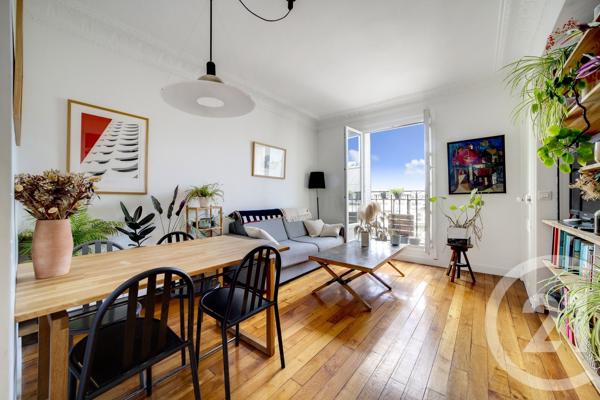 Appartement F2 à vendre  2 pièces - 40,75 m 2   PARIS  - 75019