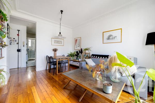 Appartement F2 à vendre  2 pièces - 40,75 m 2   PARIS  - 75019