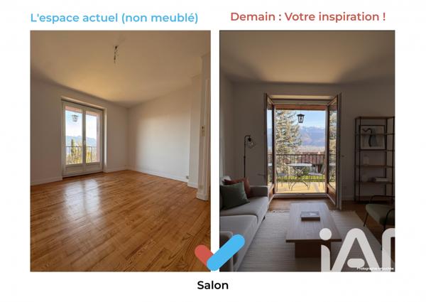 Location maison 3 pièces 69 m² Corenc