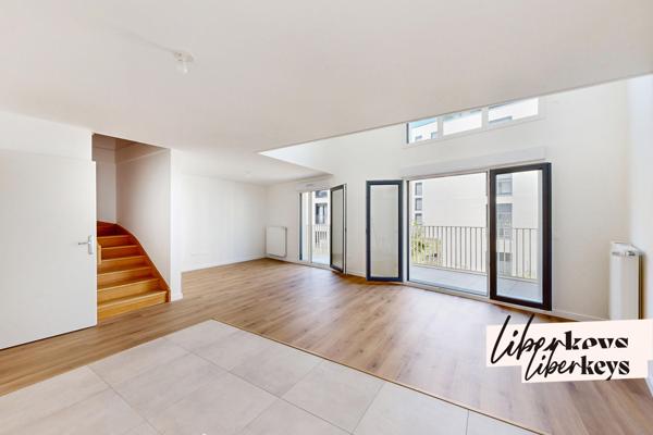 Appartement triplex - 6 pièces de 129m² - Noue Caillet à la lisière du Canal de l'Ourcq de Bondy 93140