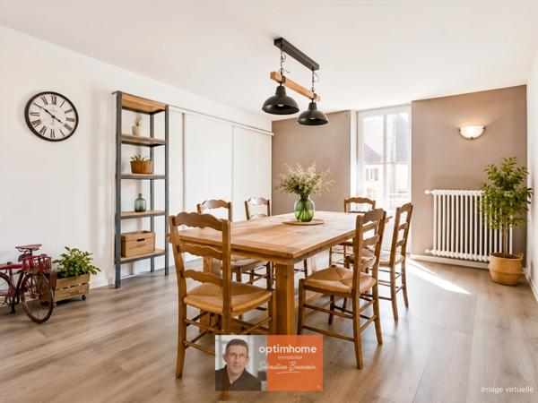 Appartement 3 pièces – 92 m² – Terrasse – Véranda – Combles aménageables – Chaussin
