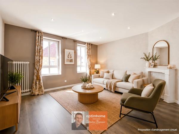 Appartement 3 pièces – 92 m² – Terrasse – Véranda – Combles aménageables – Chaussin