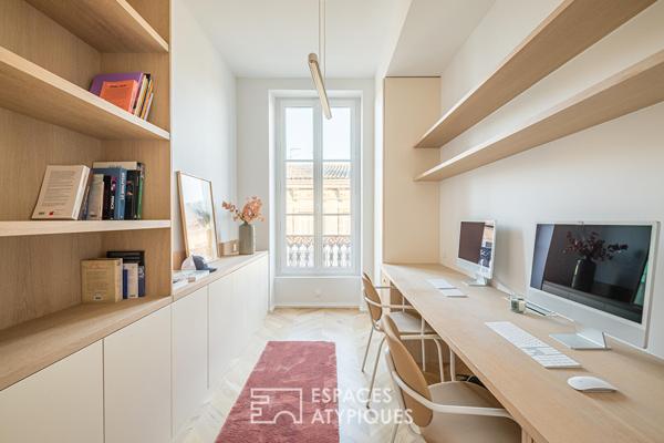Appartement Haussmanien revisité au coeur des Chartrons