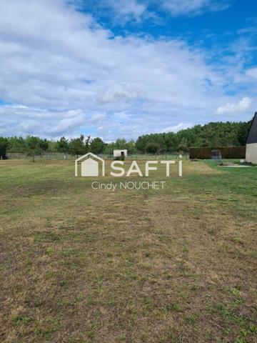 Un terrain constructible, borné et viabilisé