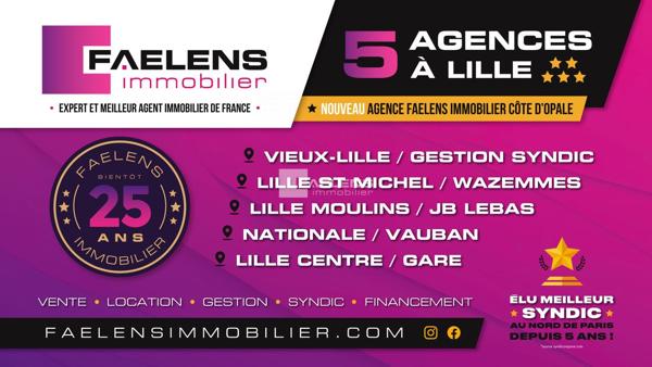 Appartement T3 à Lille - Réf. nv5858l