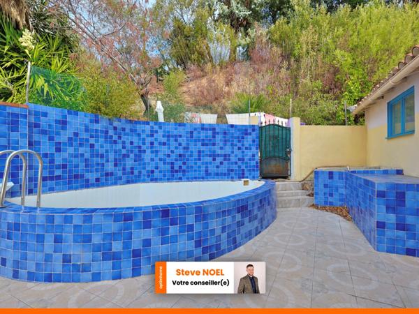 MAISON 6 PIÈCES - 3/4 CHAMBRES - JARDIN - PISCINE - VUE MER ET COLLINES - CANNES LA BOCCA SUD