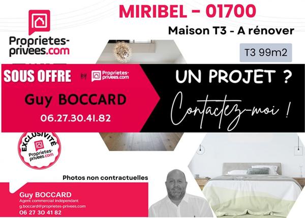 Maison Le Mas Rillier 3 pièce(s) 70 m2