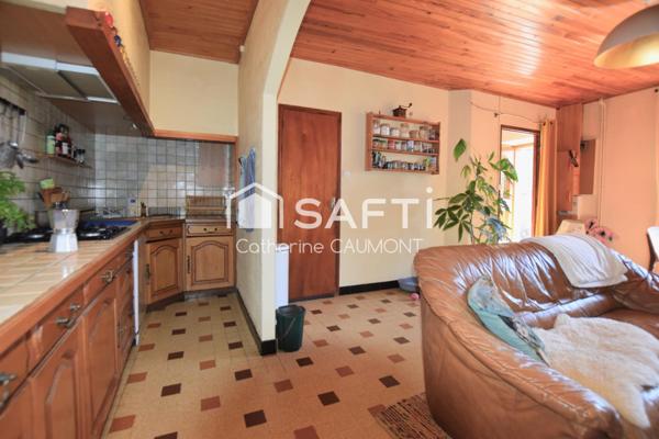 Charmante maison de hameau, garage, terrain