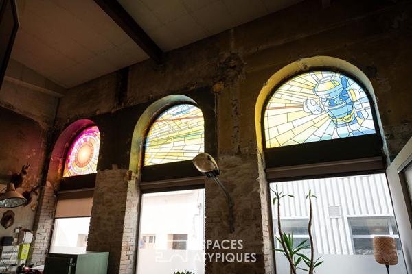 Magnifique loft avec patio végétalisé en hyper centre ville