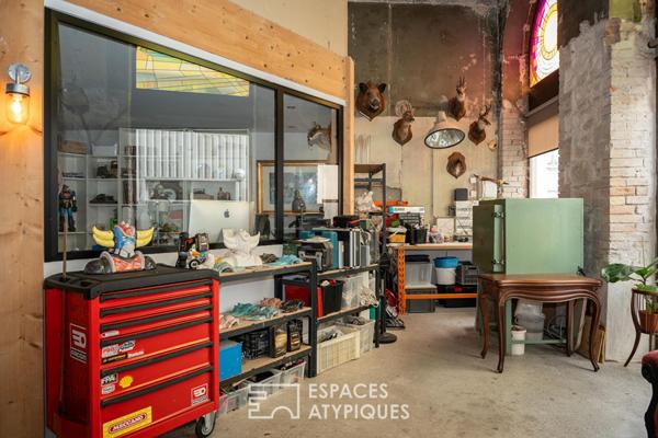 Magnifique loft avec patio végétalisé en hyper centre ville