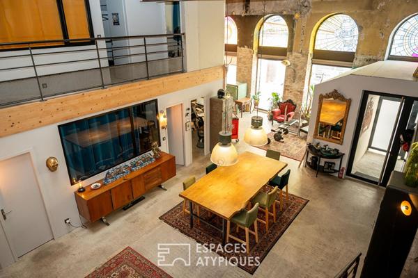 Magnifique loft avec patio végétalisé en hyper centre ville