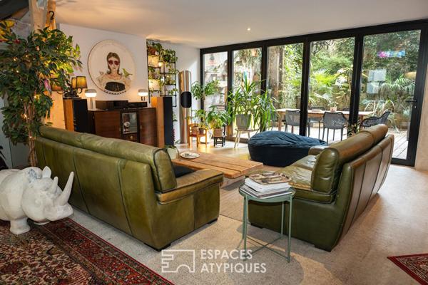 Magnifique loft avec patio végétalisé en hyper centre ville