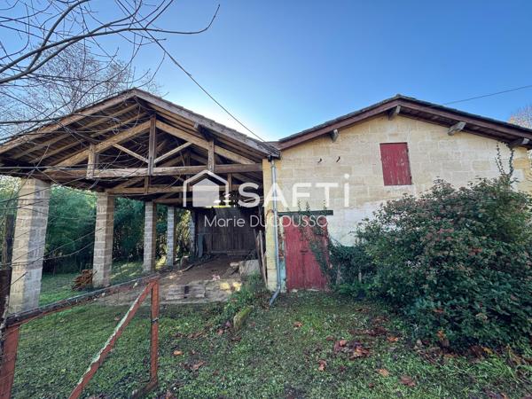 Propriété en pierre, à rénover + revenu locatif