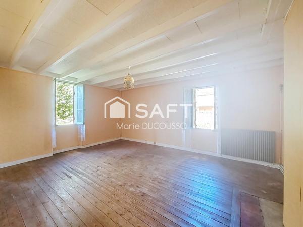 Propriété en pierre, à rénover + revenu locatif