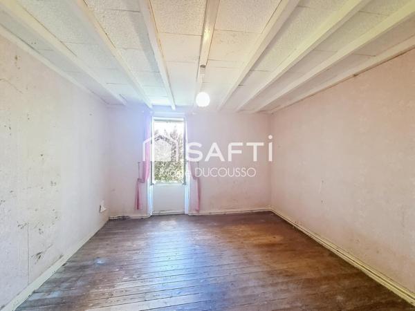 Propriété en pierre, à rénover + revenu locatif