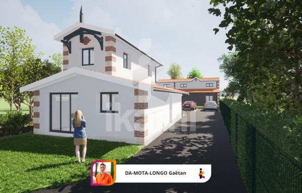 Futur projet immobilier : villa neuve T3 de 76 m2 avec jardin exposé ouest
