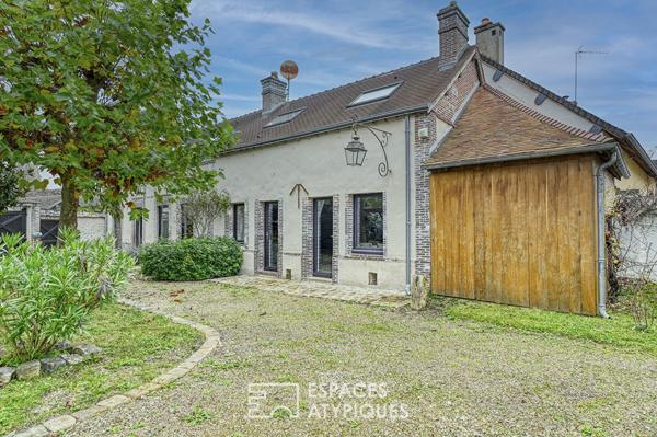 Longère de charme au coeur du village d’Abondant