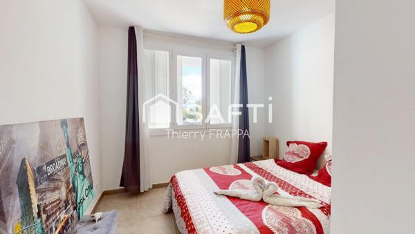 T2 rénové 56 m² – Vue dégagée sur le golfe, prêt à habiter