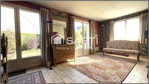 Maison 8 chambres de 175 m² sur sous-sol total et jardin de 870m² centre de VERNON.