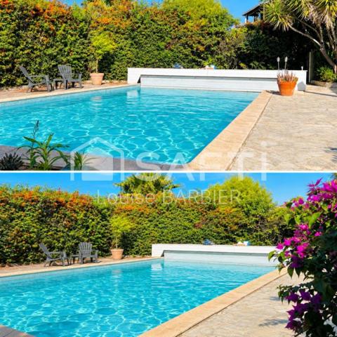 Maison plein pied T4, piscine, dépendance, terrasse
