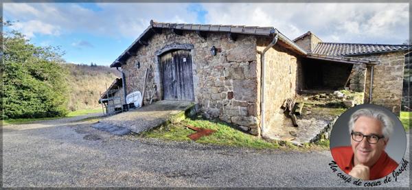 Lamastre (07270) Authentique grange rénovée avec vaste terrain et dépendances - Lamastre