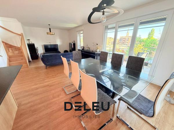 T3 duplex 86 m² au dernier étage, terrasse, parking