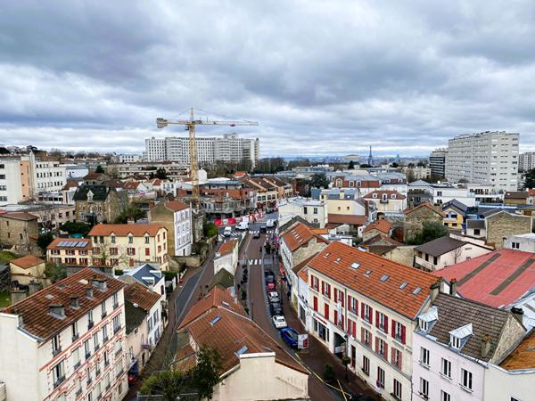 EXCLUSIVITE - 2 pièces en plein centre ville de Fontenay Aux Roses avec vue sur PARIS