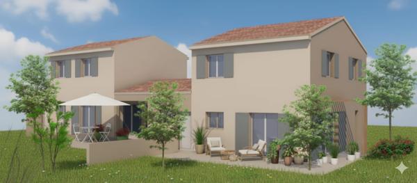 Aix-en-Provence (13090) AIX EN PROVENCE TERRAIN 407 M² + PROJET MAISON 88M² (St Mitre)