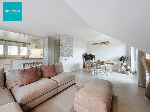 PRINGY (Proméry) _ Spacieux appartement en duplex, de 95,19 m² (101,97 m² au sol), avec cave à vendre