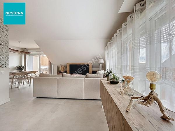 PRINGY (Proméry) _ Spacieux appartement en duplex, de 95,19 m² (101,97 m² au sol), avec cave à vendre