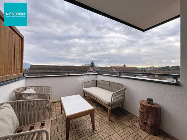 PRINGY (Proméry) _ Spacieux appartement en duplex, de 95,19 m² (101,97 m² au sol), avec cave à vendre