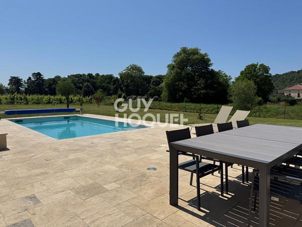 Magnifique plain-pied avec piscine