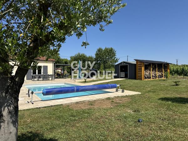 Magnifique plain-pied avec piscine