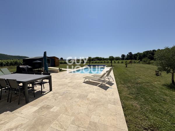 Magnifique plain-pied avec piscine