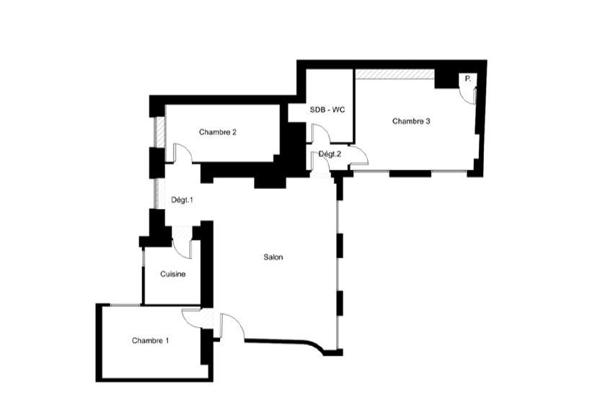 Appartement à vendre  5 pièces - 82,98 m2 PARIS - 75006