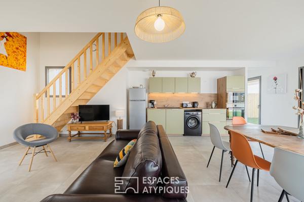 Ecrin de sérénité à l’orée de Saint-Denis, villa neuve avec jardin et bassin