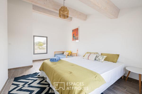 Ecrin de sérénité à l’orée de Saint-Denis, villa neuve avec jardin et bassin