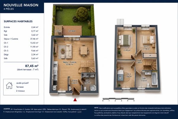 maison à vendre 4 pièces BOIS GUILLAUME (76)