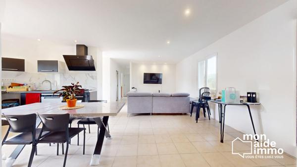 Maison 95m² + garage sur 2000m² centre Grignols