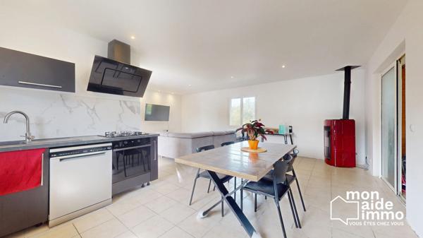 Maison 95m² + garage sur 2000m² centre Grignols