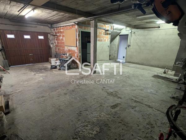 Pavillon 127 m² 4 chambres, garage, terrain, local 26 m²