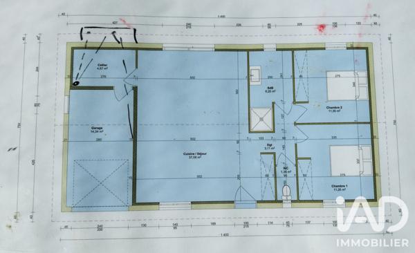 Maison à vendre 3 pièces 100 m² Le Pizou