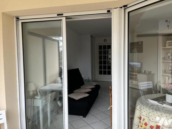 Dans l'éventail, à 300 mètres de la plage et du Grand Hôtel, appartement F3 actuellement loué 