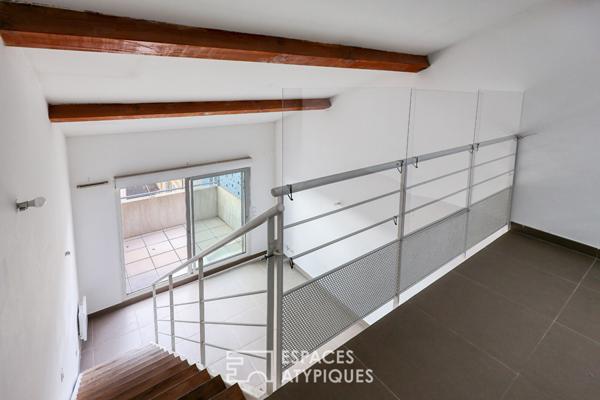 Appartement duplex dernier étage
