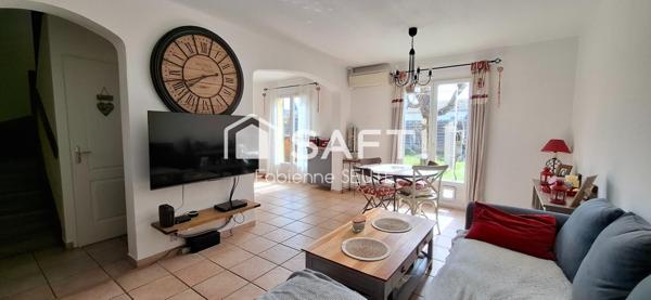 maison 5 pièces, 95 m2, jardin et piscine