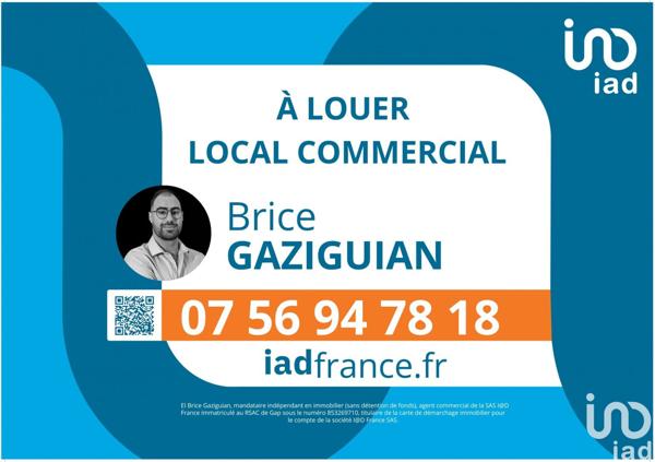 Location boutique/local commercial 390 m² Gap